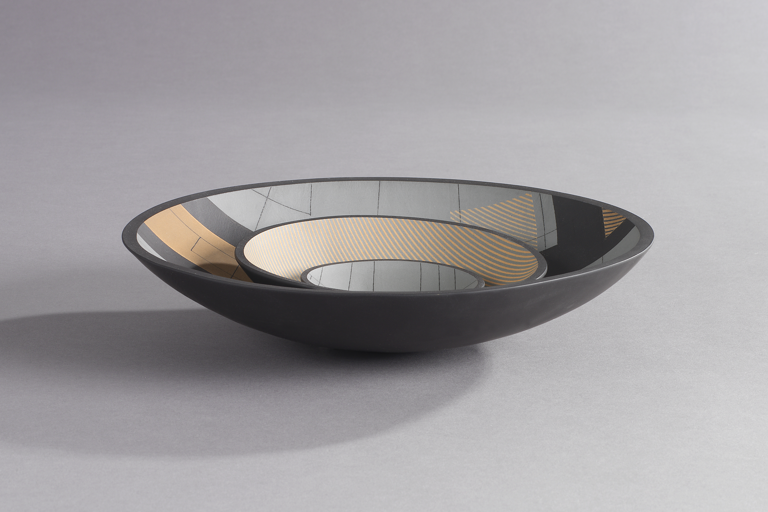 Three Bowls (black)