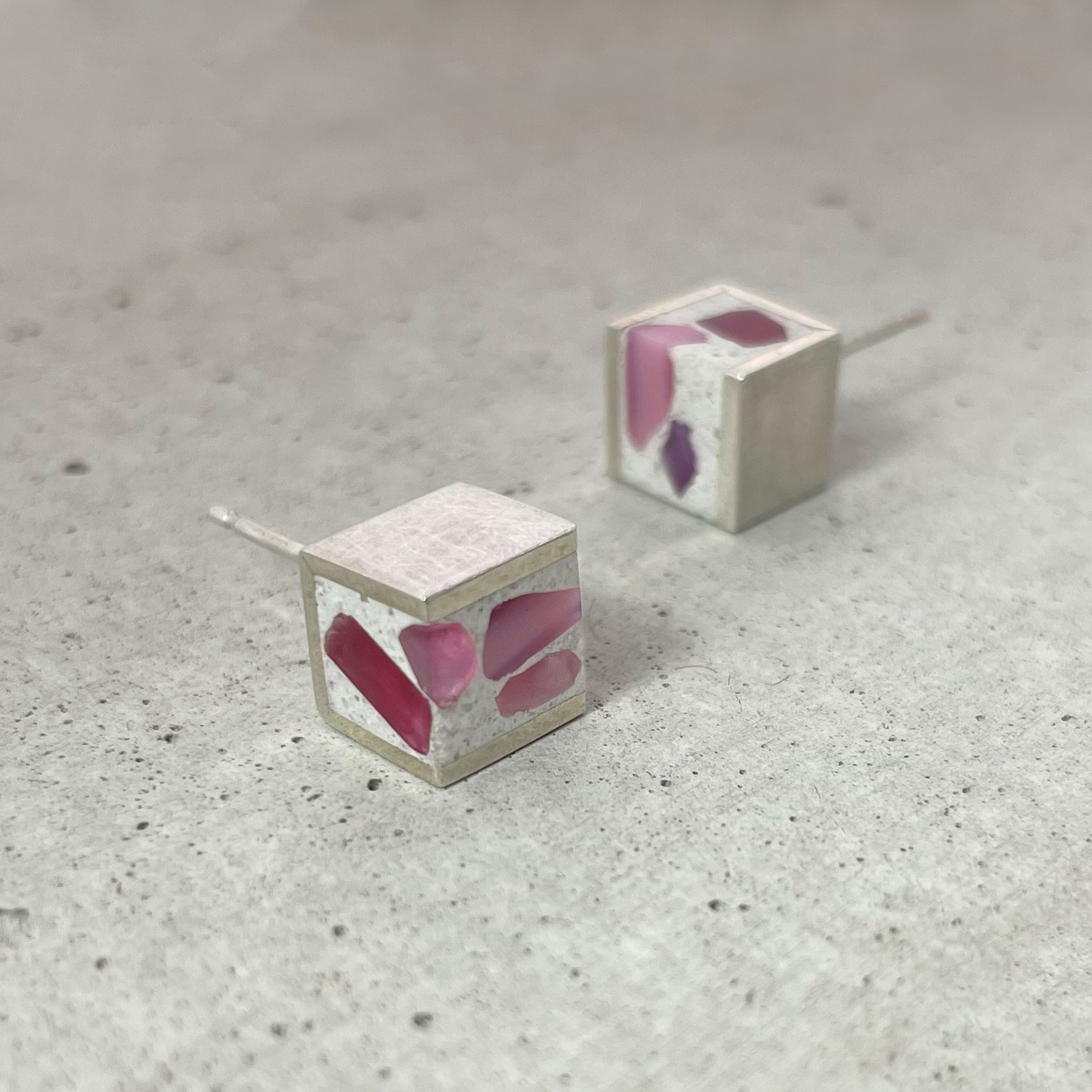 Terrazzo Cubed Earrings