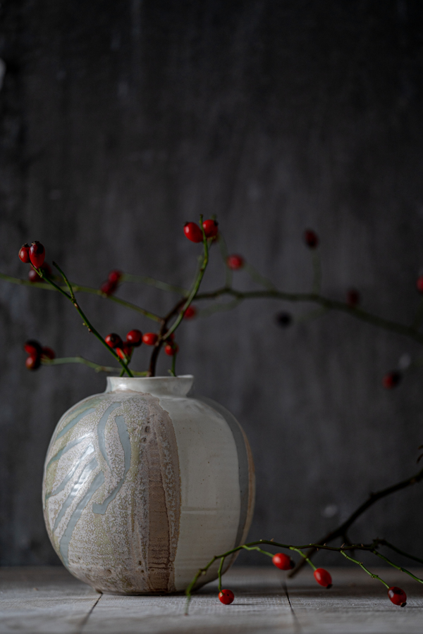 Large Vase with resist decoration