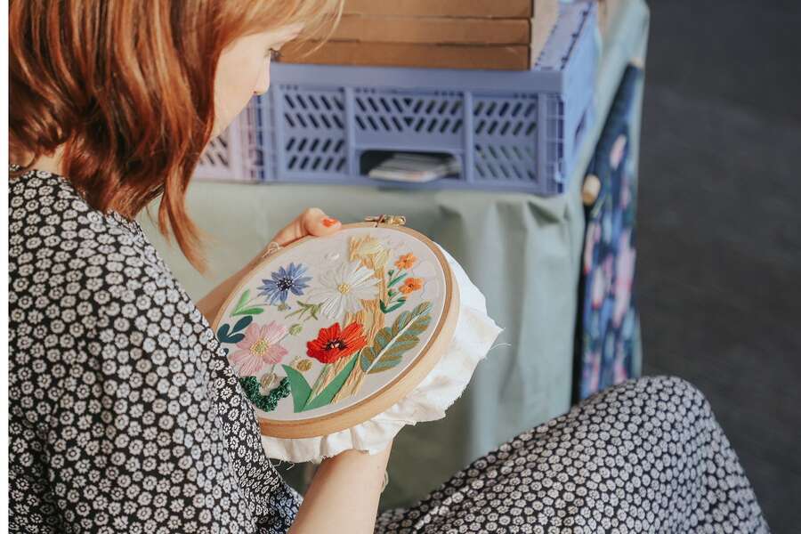 Painting with Thread: Floral Embroidery Workshop