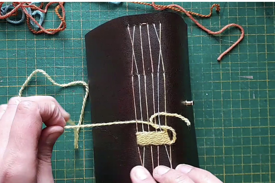 Bookbinding with Woven Spine Workshop