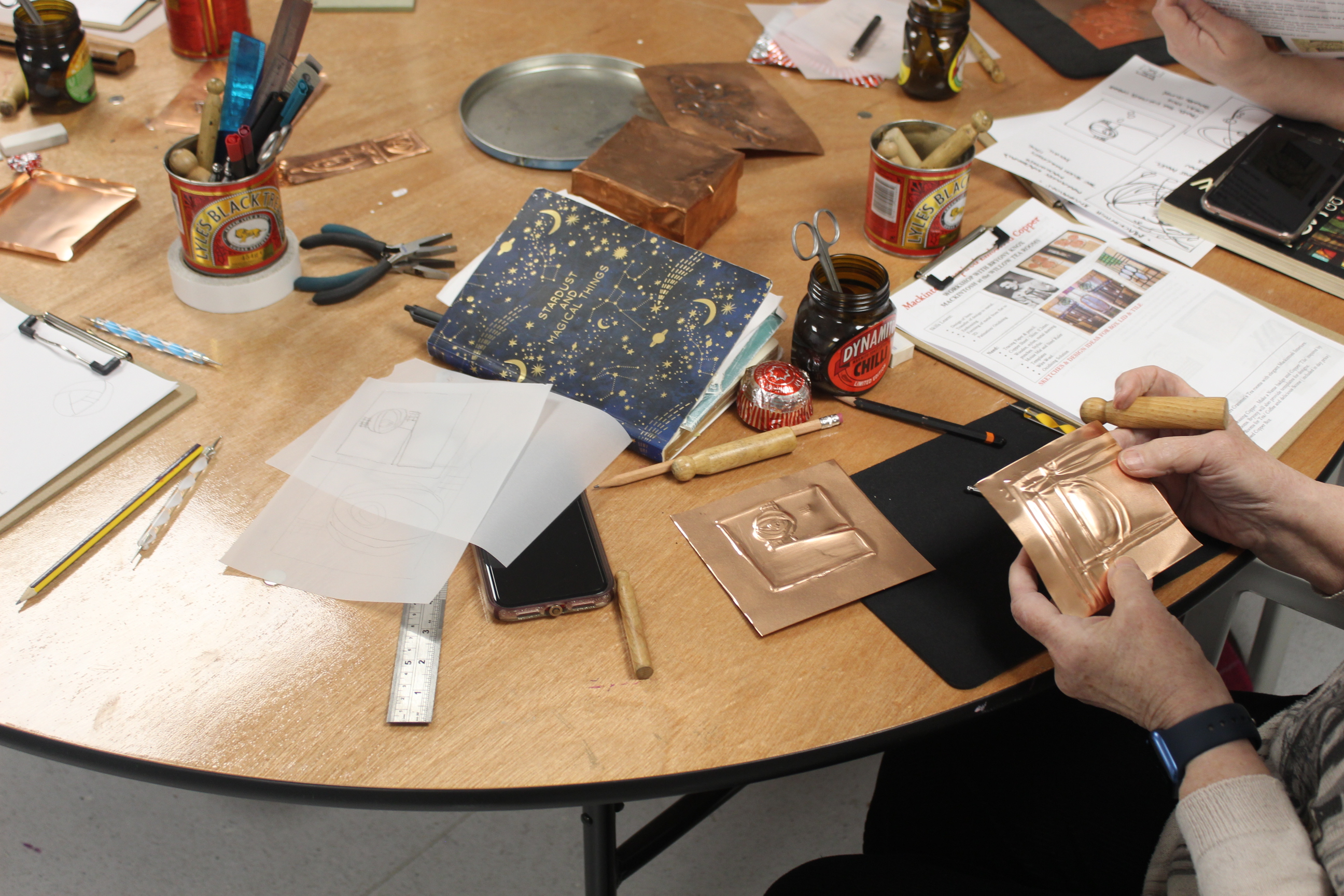  Adult Workshop: Make an Embossed Copper Box with Bryony Knox