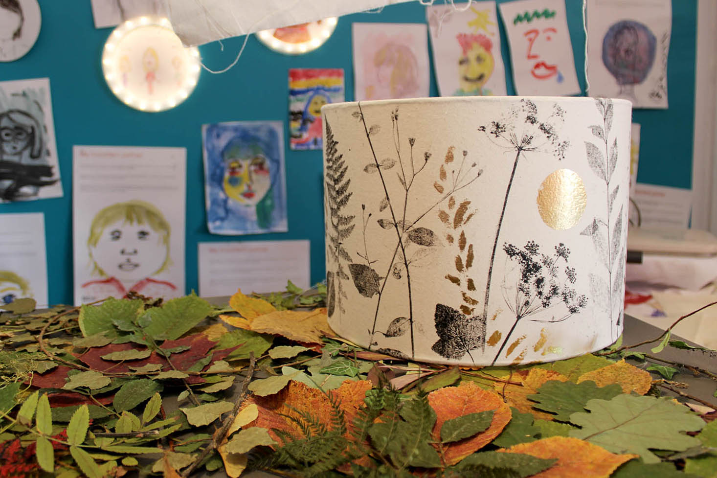 Craft Sunday: Hand Printed Lampshades with Helen Ruth